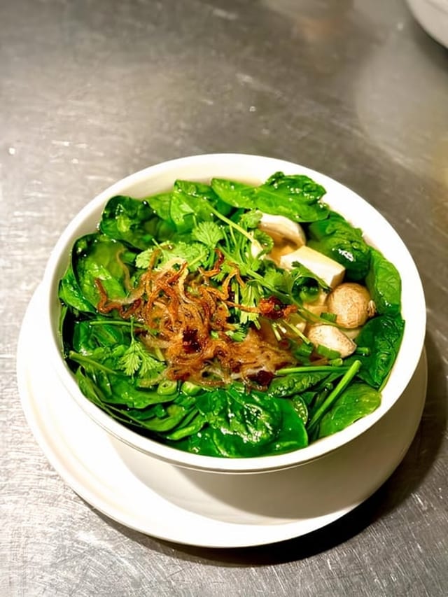 S14. Spinach Tofu Soup.