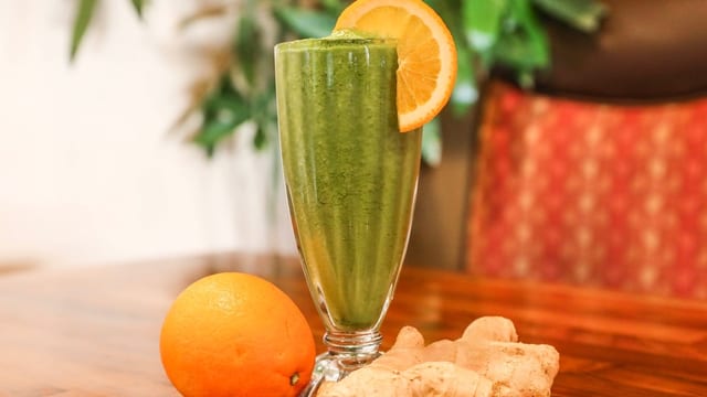 Raw Kale Drink.