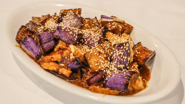37. Sesame Eggplant Tofu.